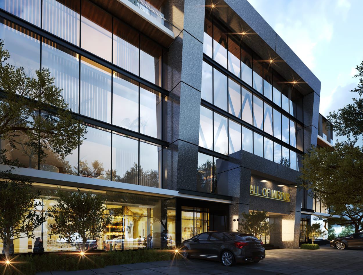 Modern architecture project background